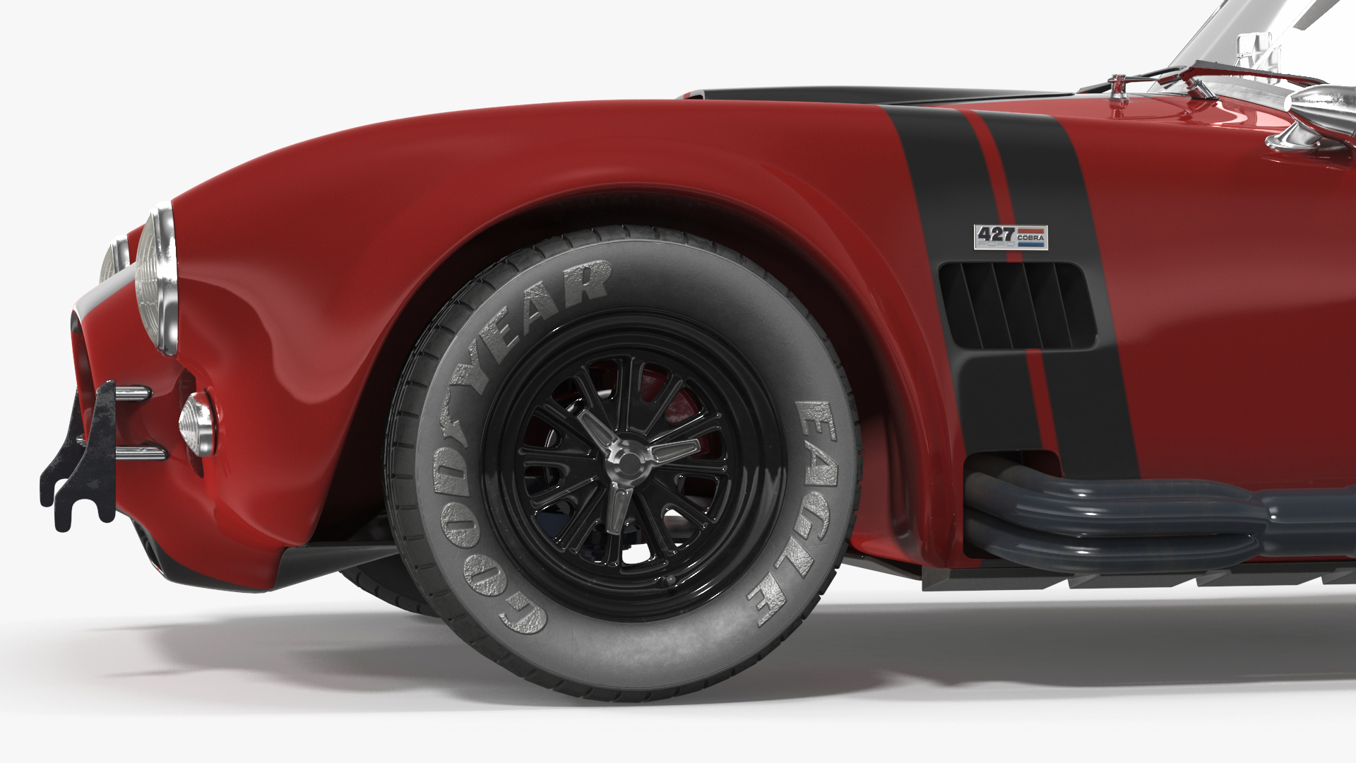 AC Cobra Shelby 1965 Red 3D model