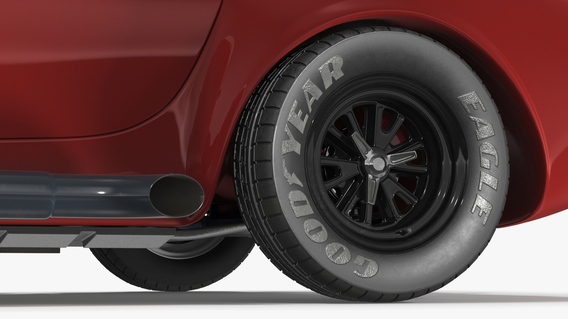 AC Cobra Shelby 1965 Red 3D model