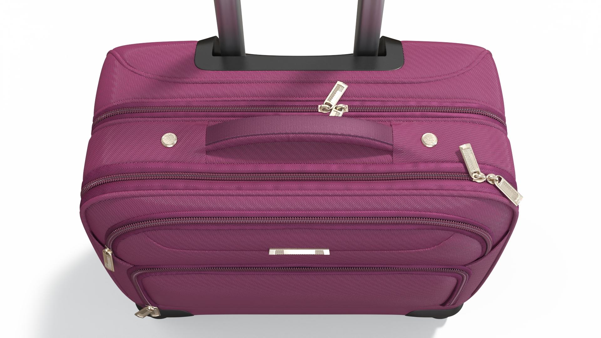 3D model Wheeled Travel Suitcase Purple