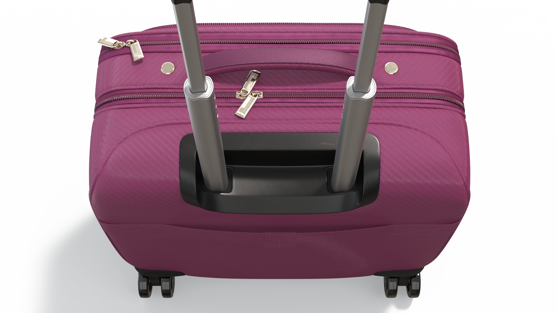 3D model Wheeled Travel Suitcase Purple