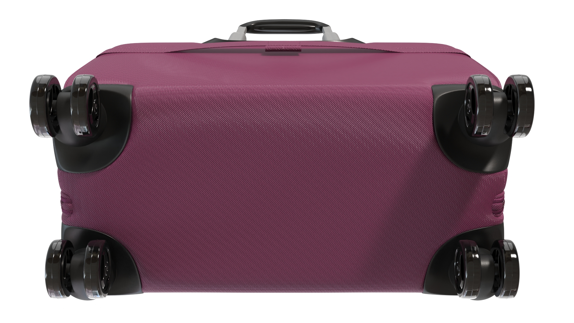 3D model Wheeled Travel Suitcase Purple