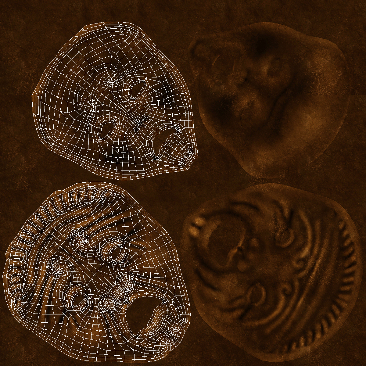 3D model Drama Mask