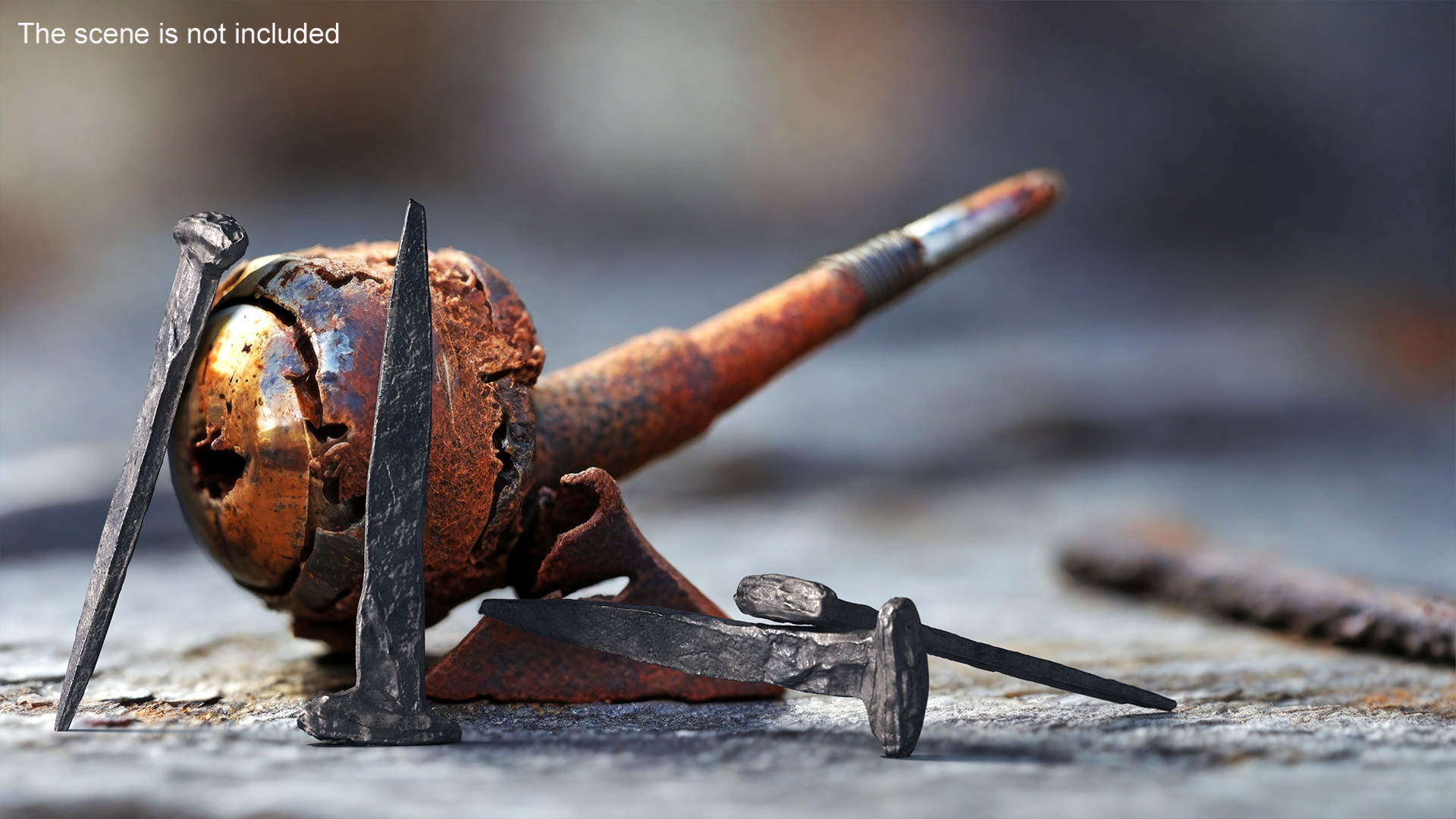 3D Forged Iron Nail