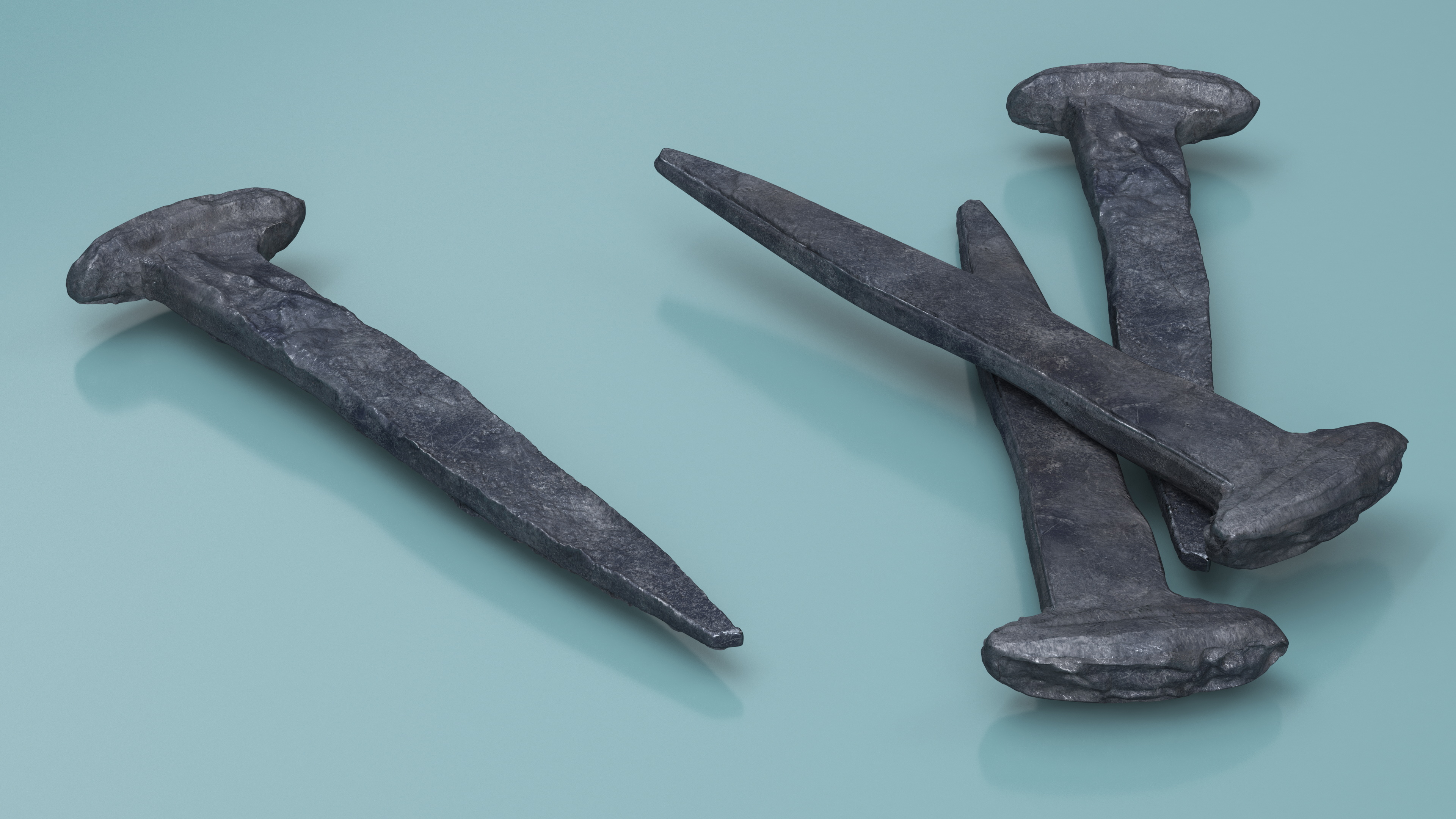 3D Forged Iron Nail