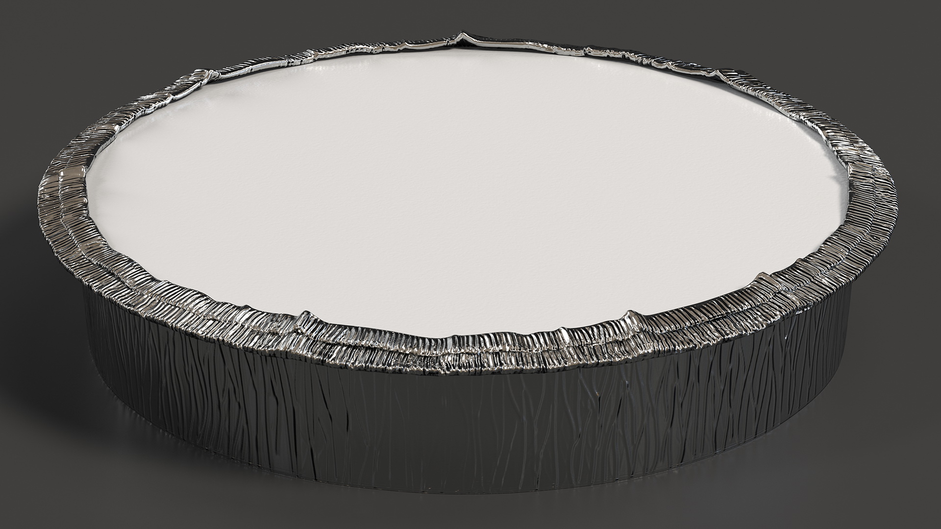 Round Disposable Aluminum Foil Pan 3D model
