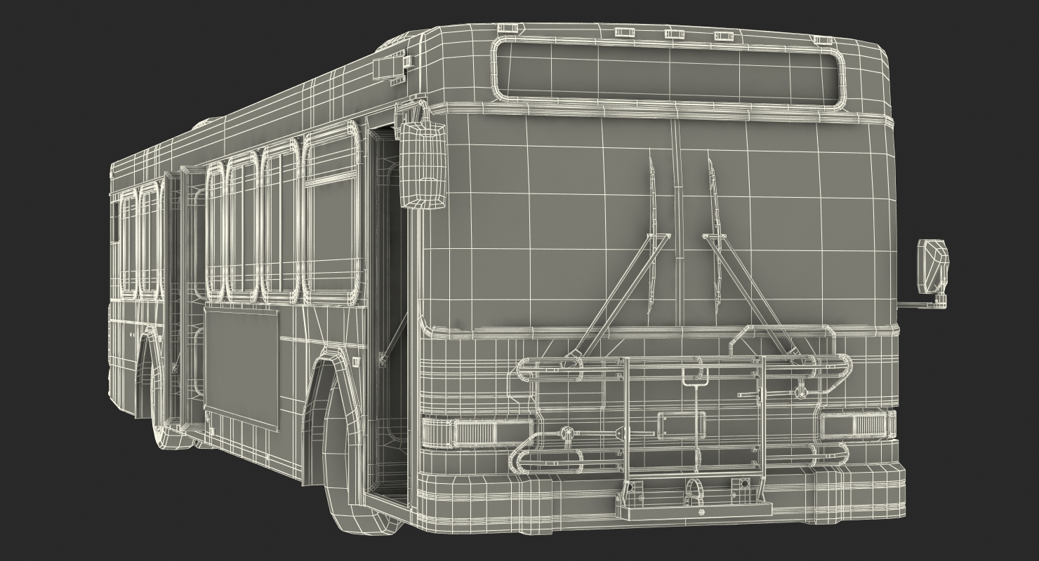 Gillig Low Floor Advantage Bus Rigged 3D