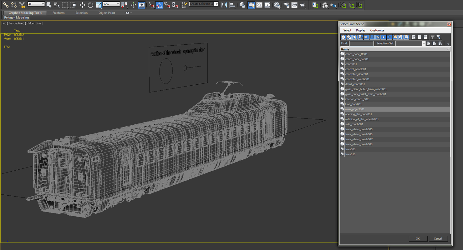 Bullet Train JR700 Passenger Car Japan Railways Rigged 3D model