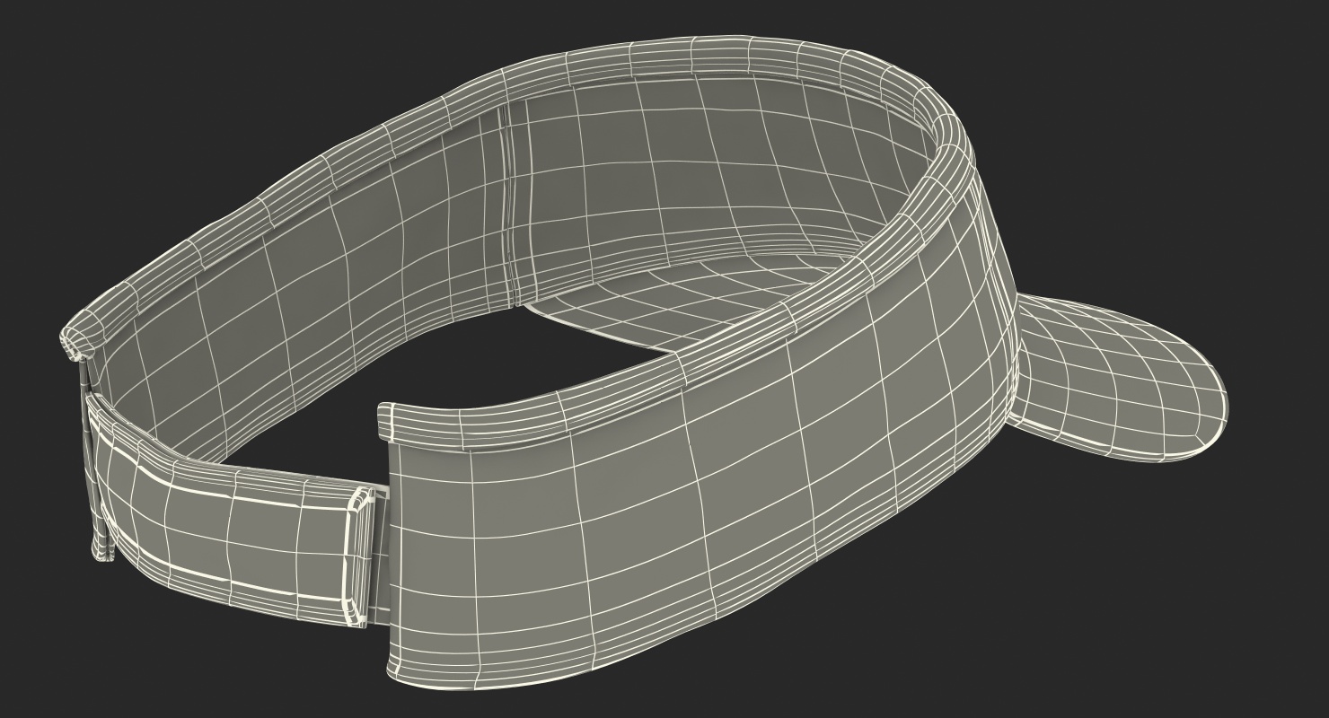 Adjustable Sun Visor Cap Nike 3D model