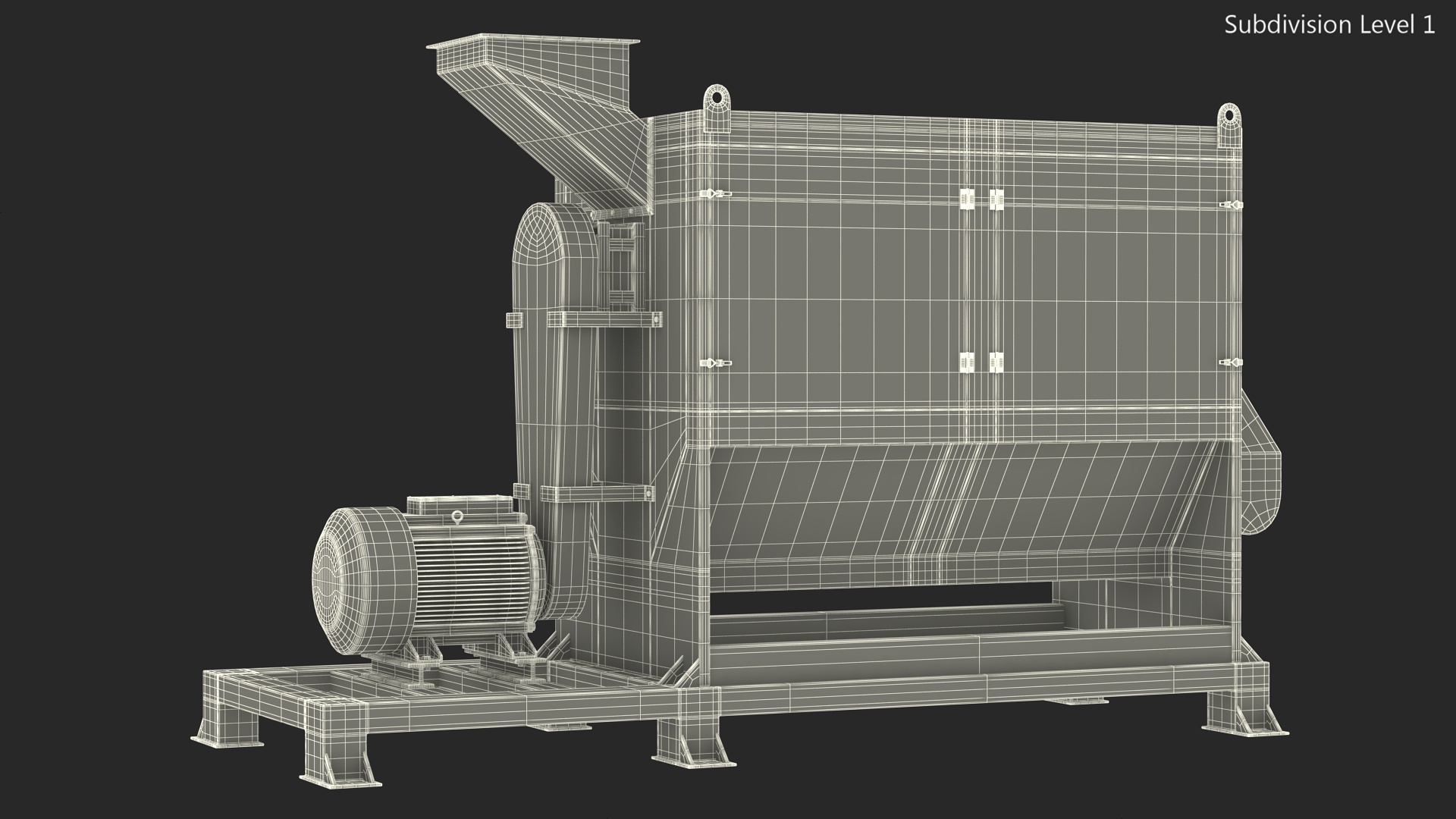 3D Dewatering Machine model