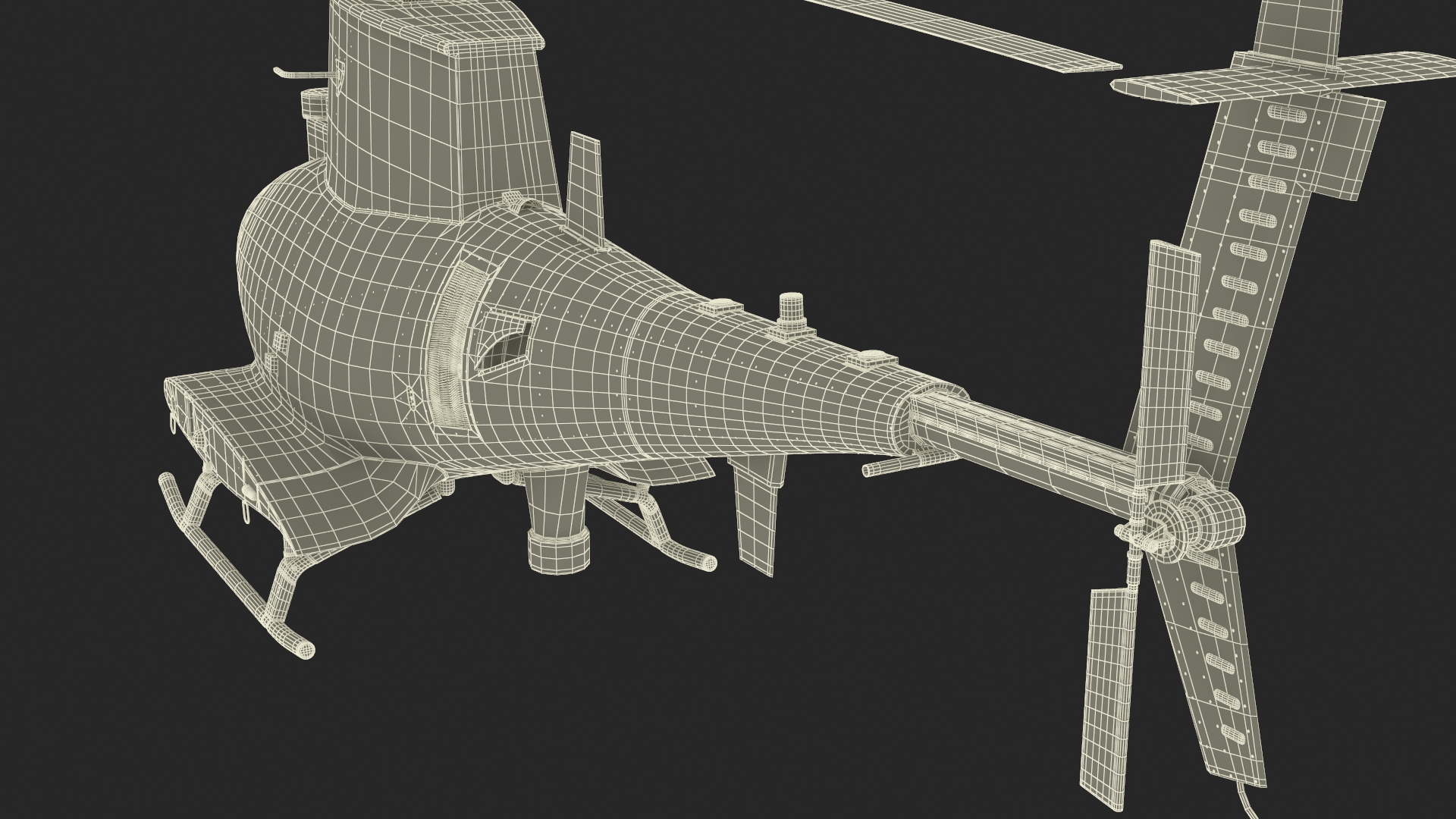 Northrop Grumman MQ-8 Fire Scout 3D