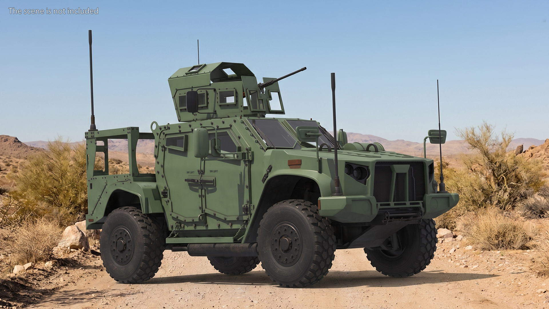 Patrol Car with Protected Gun Mount - view 5