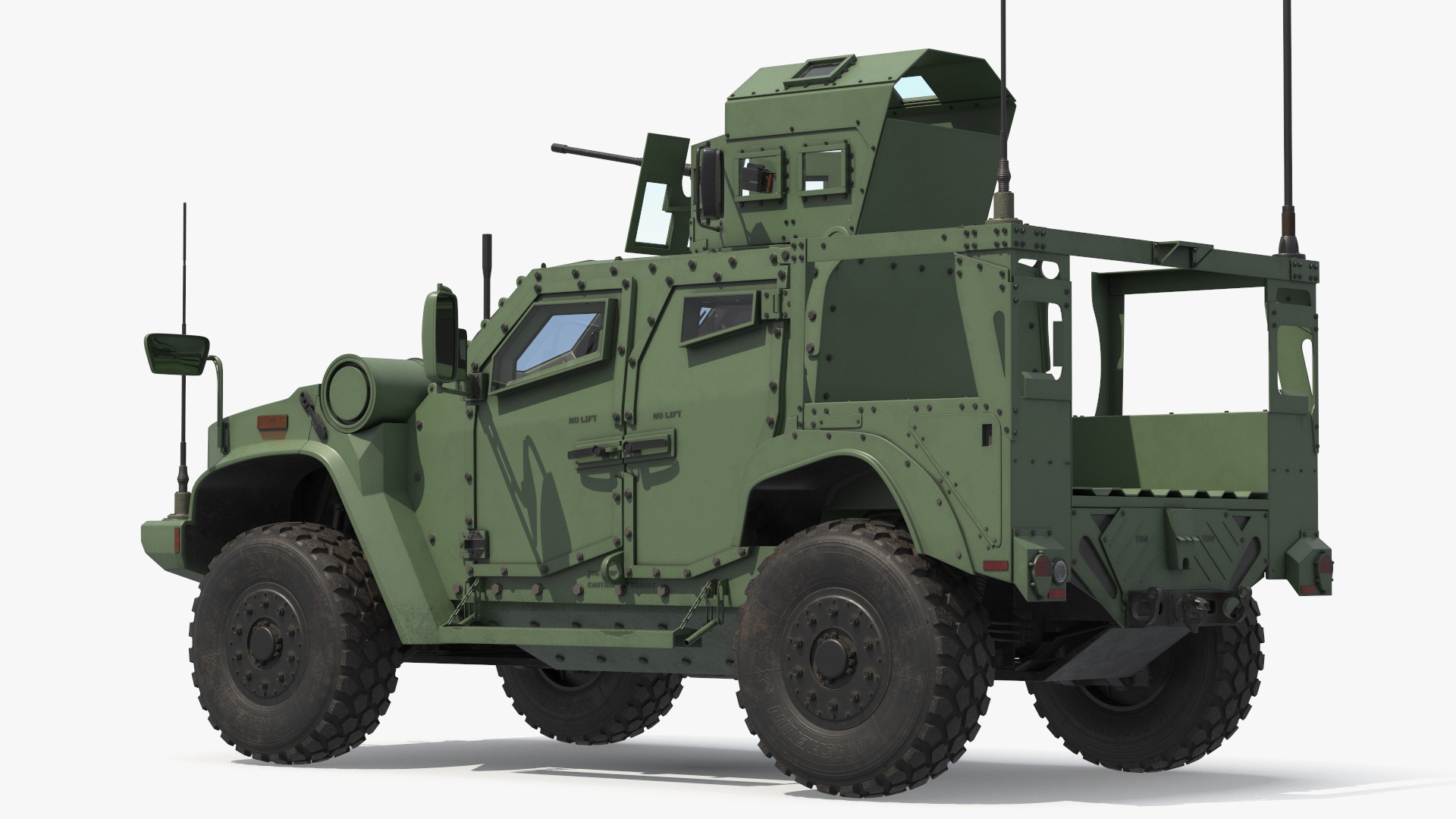 Patrol Car with Protected Gun Mount - view 7
