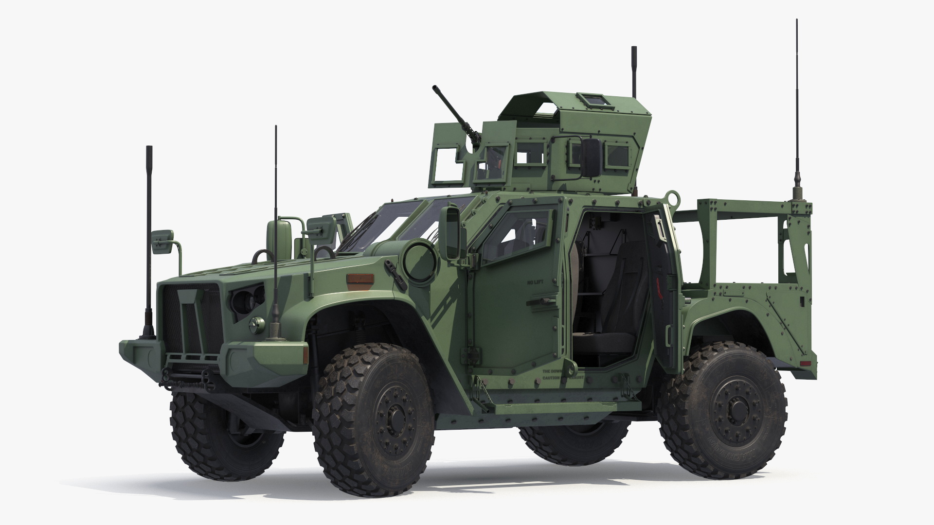 Patrol Car with Protected Gun Mount - view 6