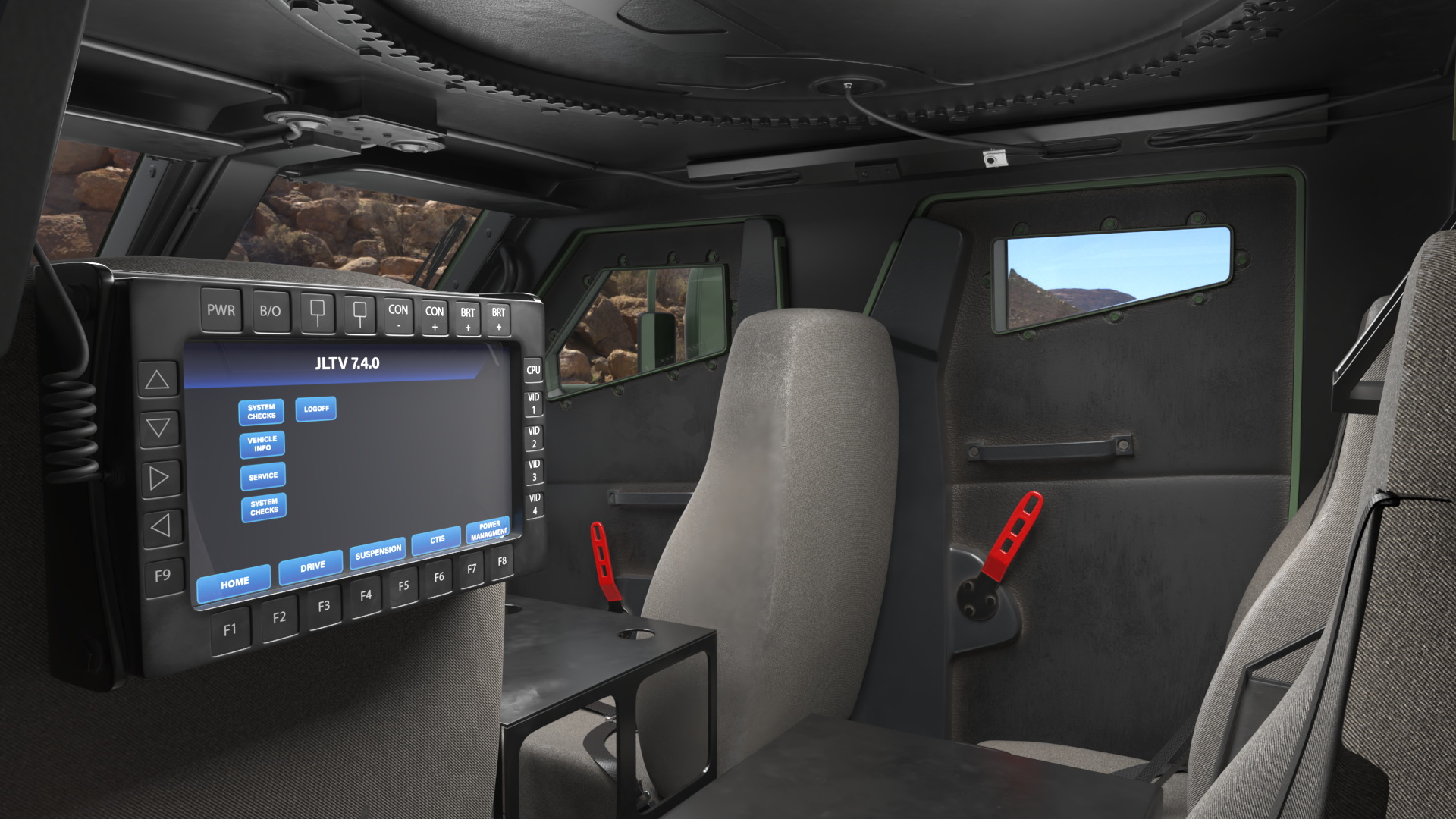 Patrol Car with Protected Gun Mount - view 9