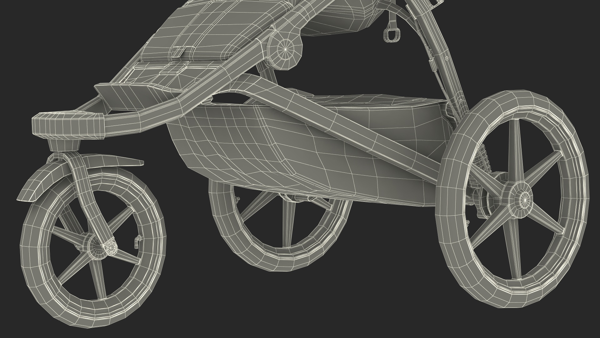 3D Thule Urban Glide 2 Stroller model