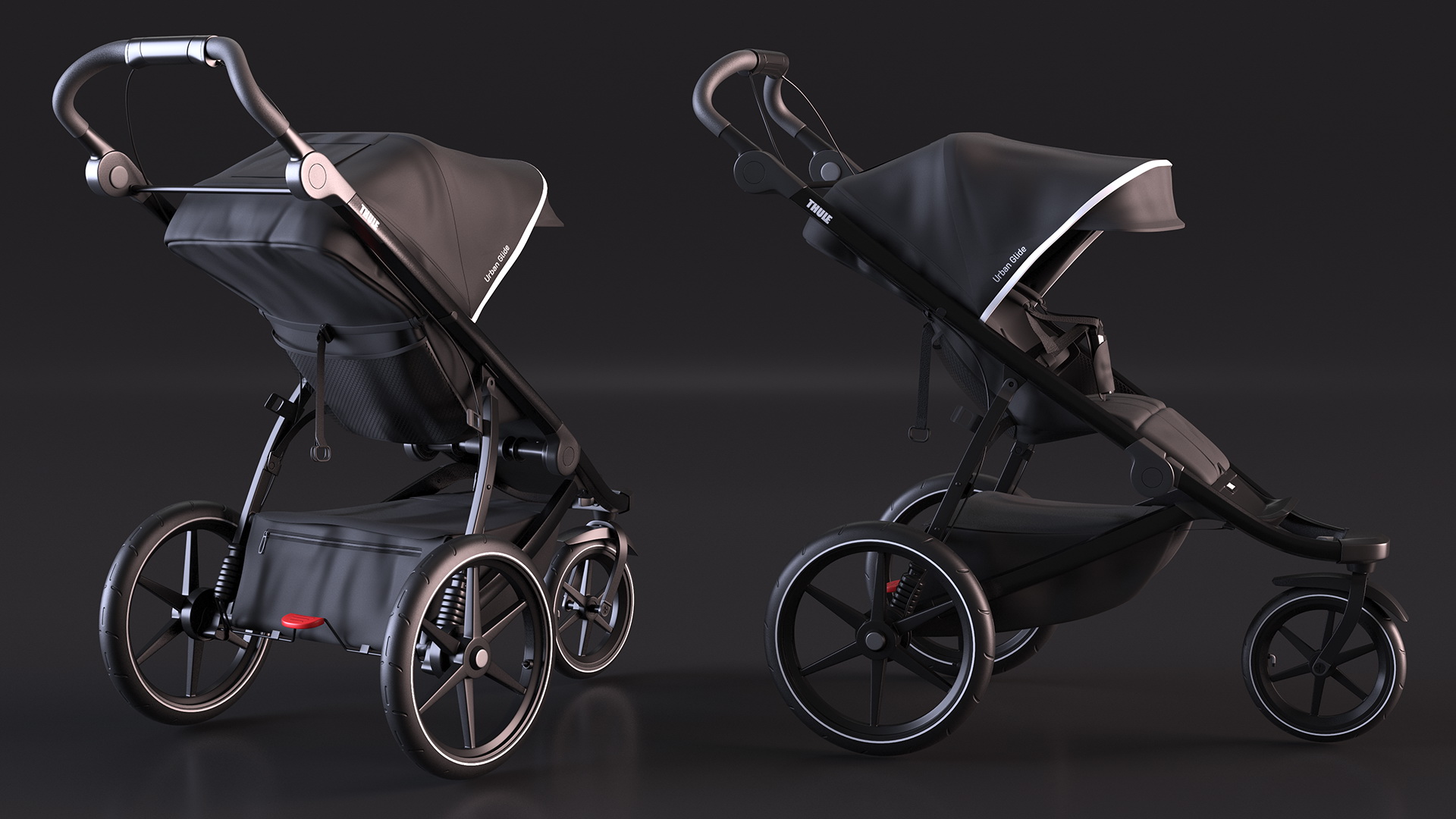 3D Thule Urban Glide 2 Stroller model