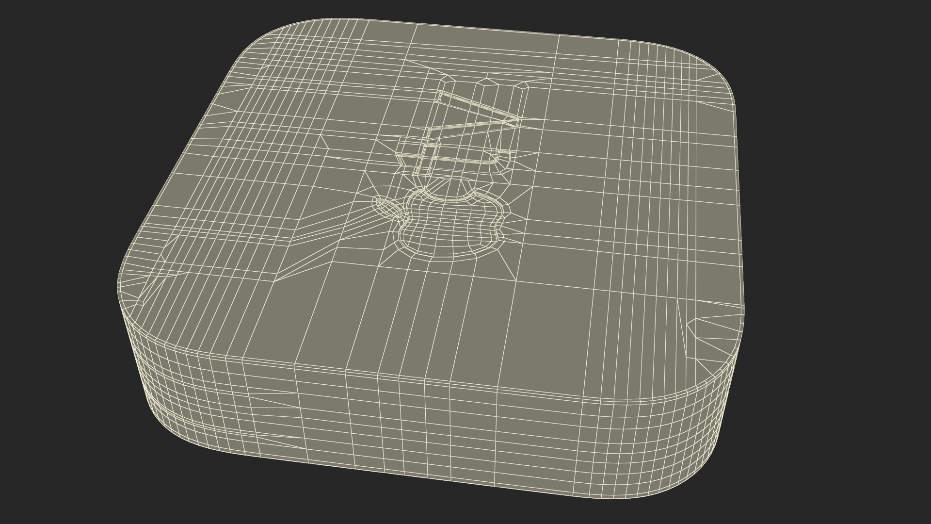 Apple TV Digital Media Player 3D model