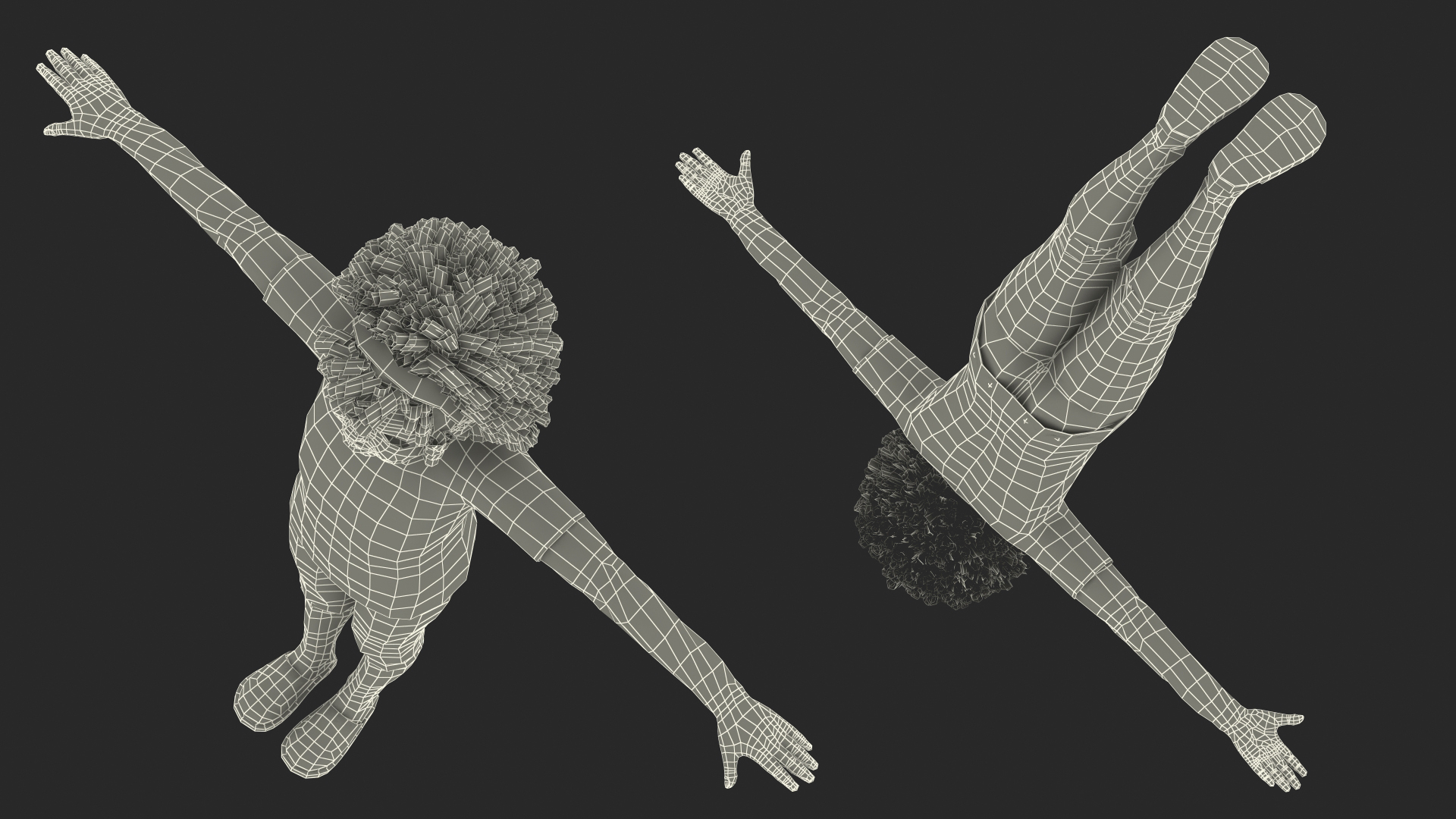 Black Child Girl Home Style Rigged 3D model