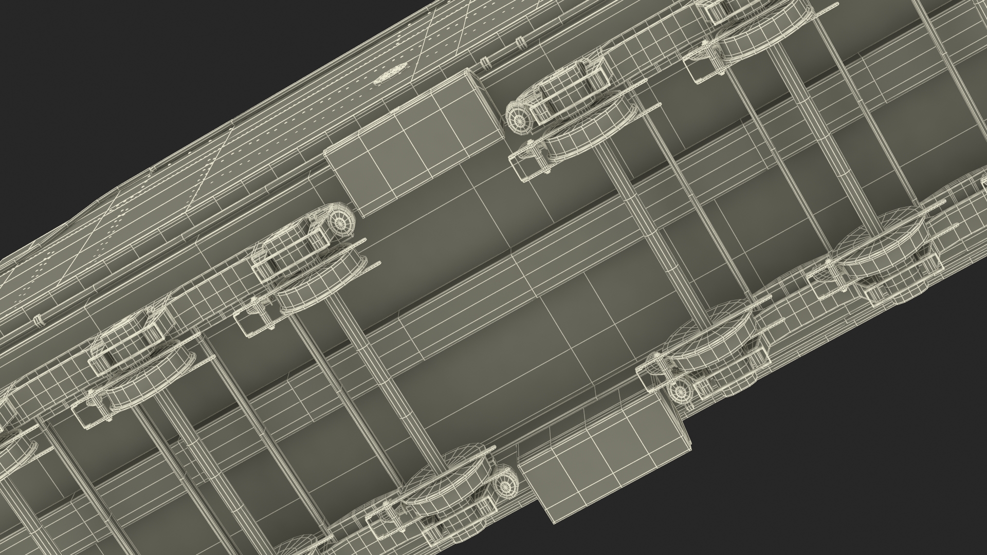3D Steam Locomotive Tender model