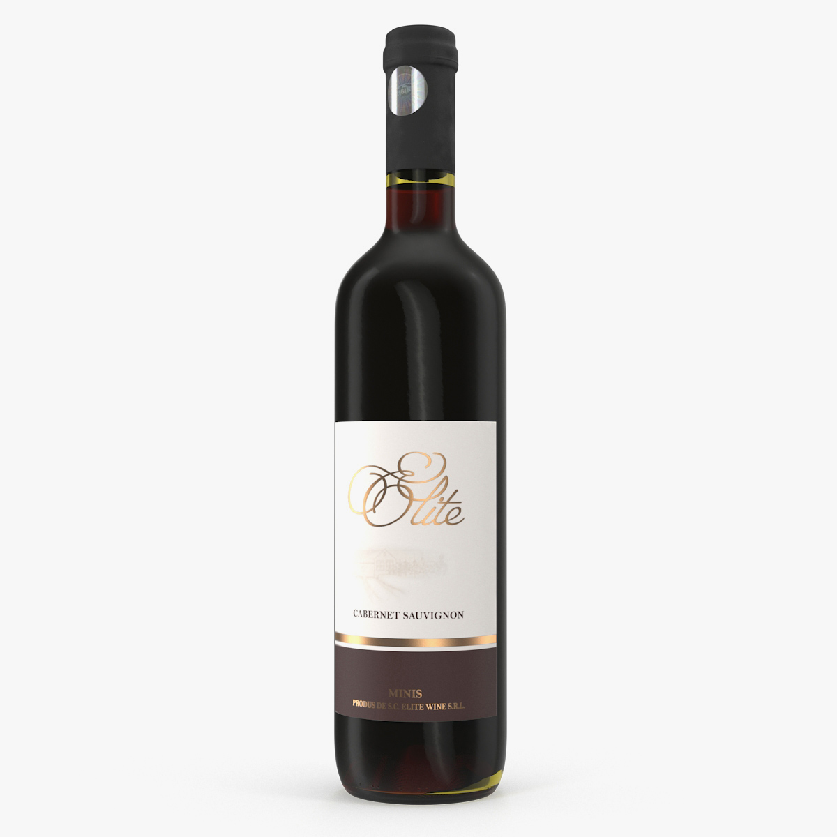 Red Wine Bottle Cabernet, view 4