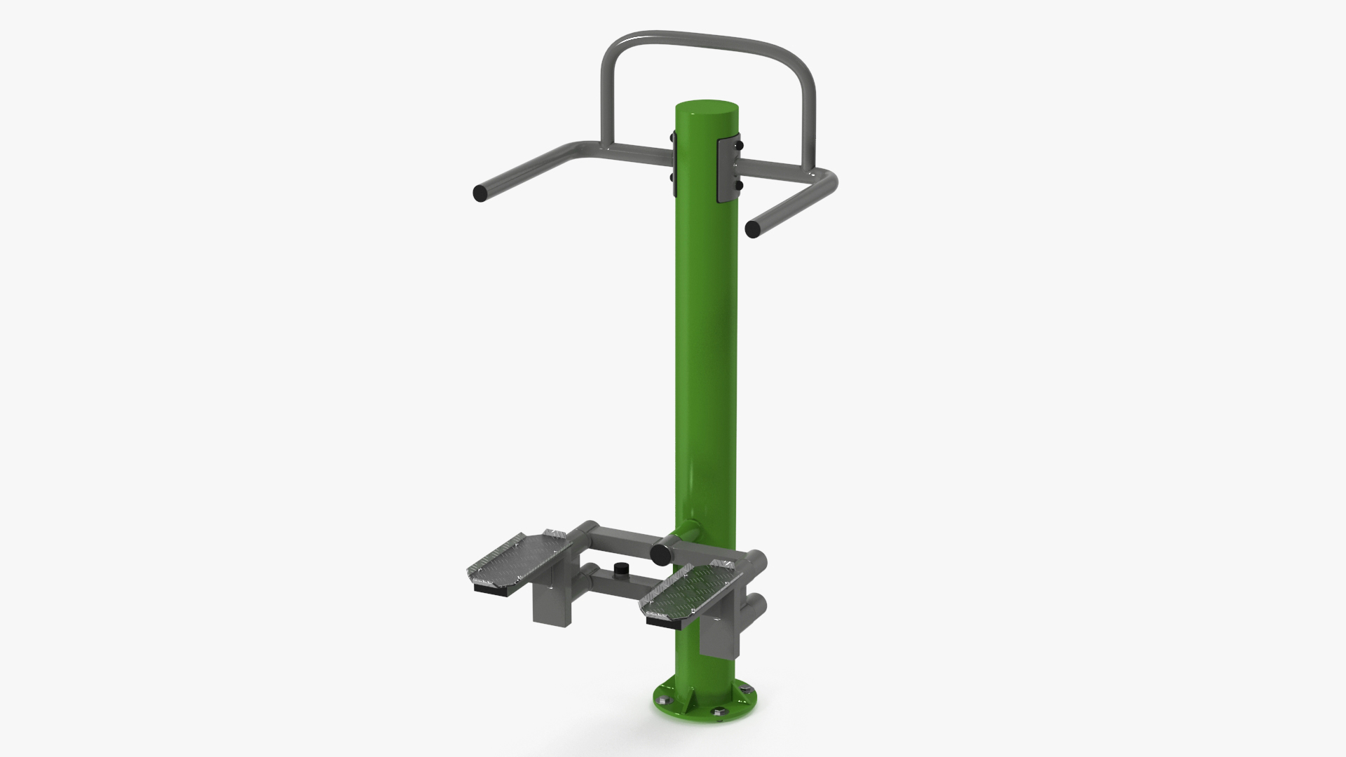 Outdoor Stepper Fitness Equipment Green 3D model