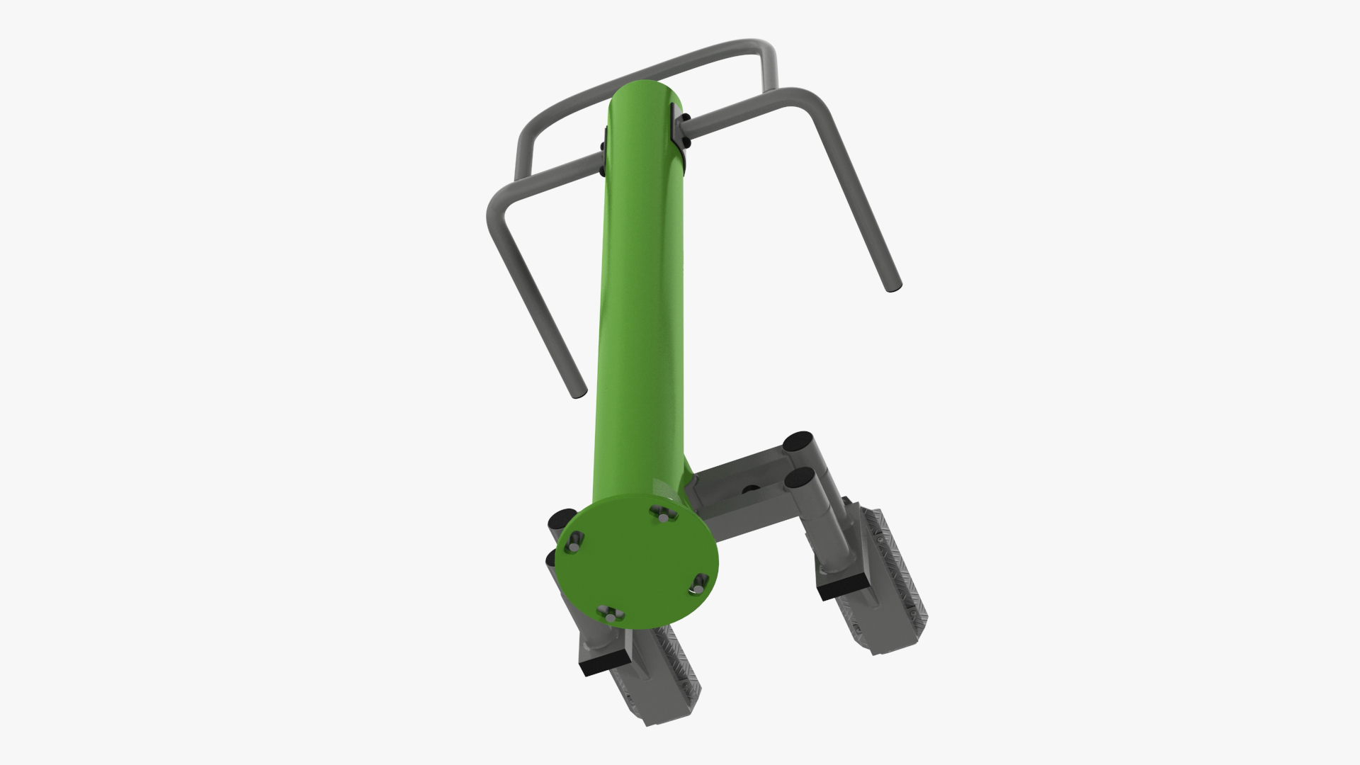 Outdoor Stepper Fitness Equipment Green 3D model