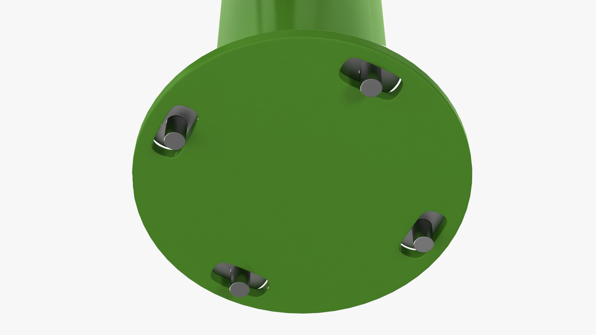Outdoor Stepper Fitness Equipment Green 3D model