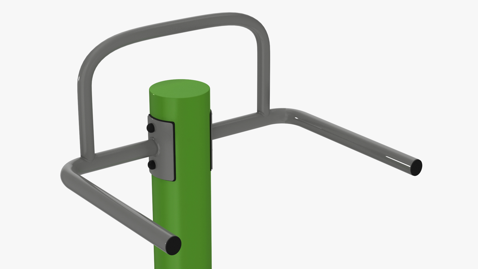 Outdoor Stepper Fitness Equipment Green 3D model
