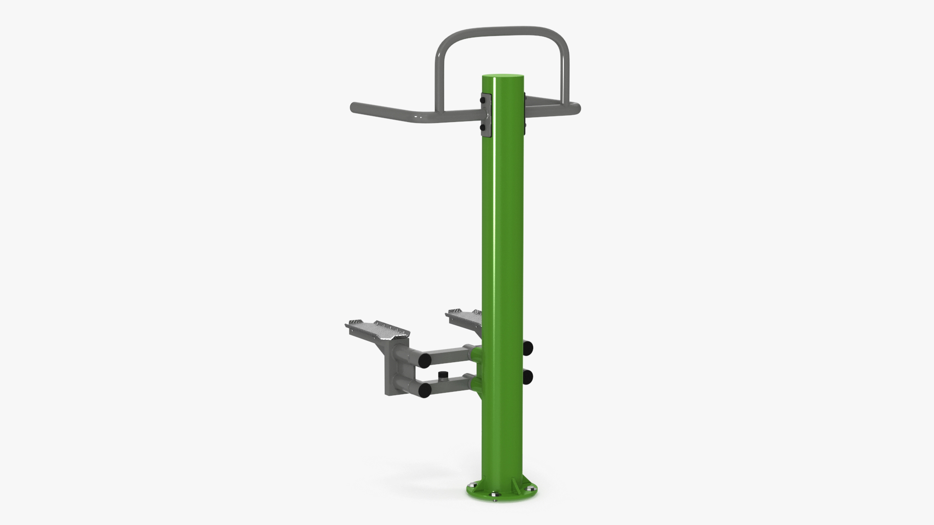 Outdoor Stepper Fitness Equipment Green 3D model