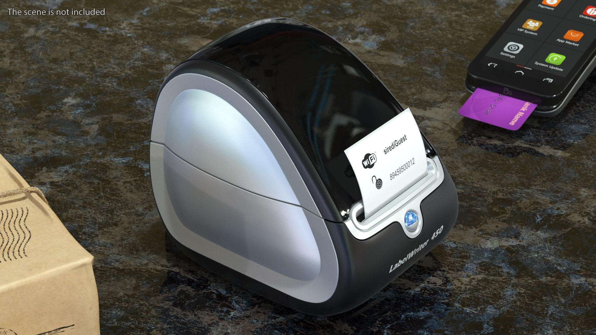 3D DYMO Label 450 Direct Thermal Printer with Wifi Label model