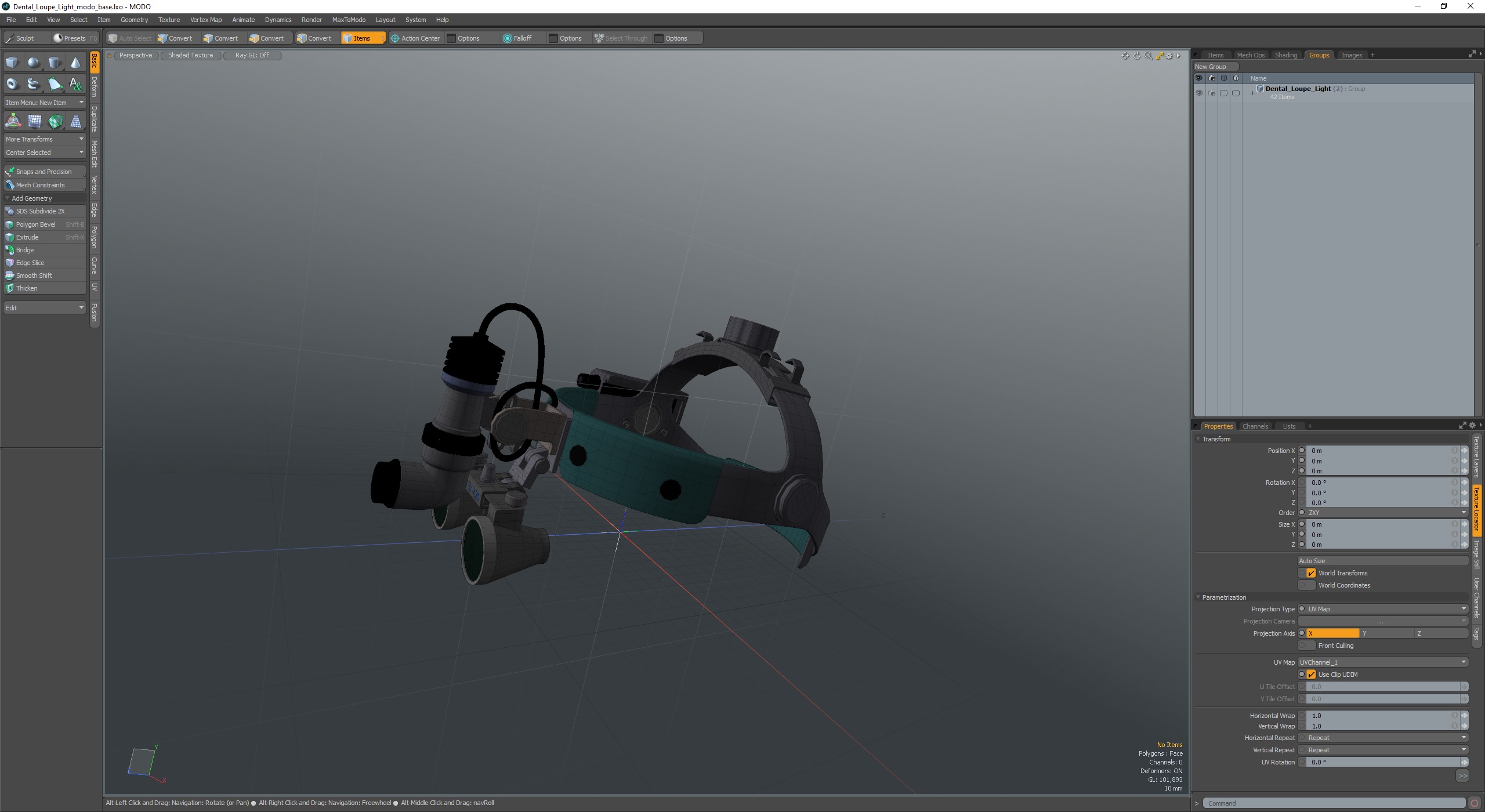 3D Dental Loupe Light model