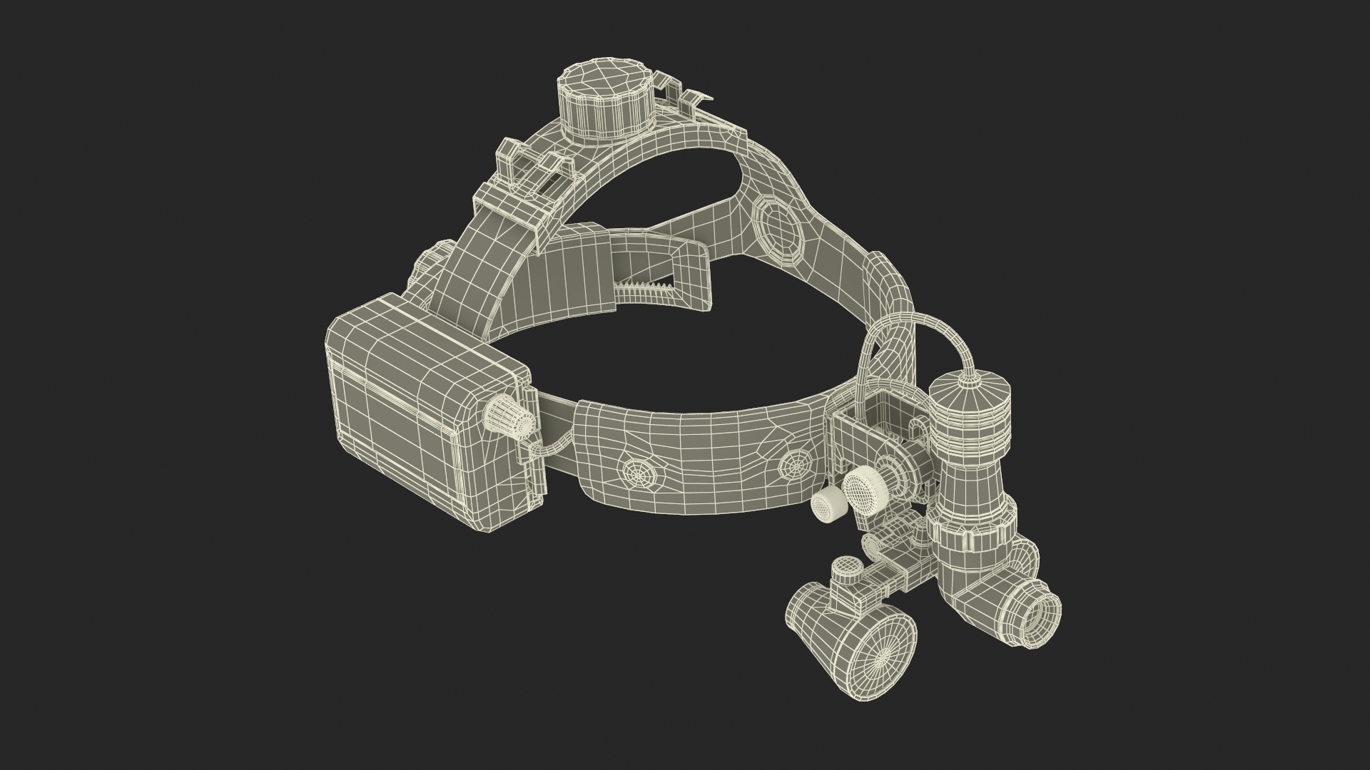 3D Dental Loupe Light model