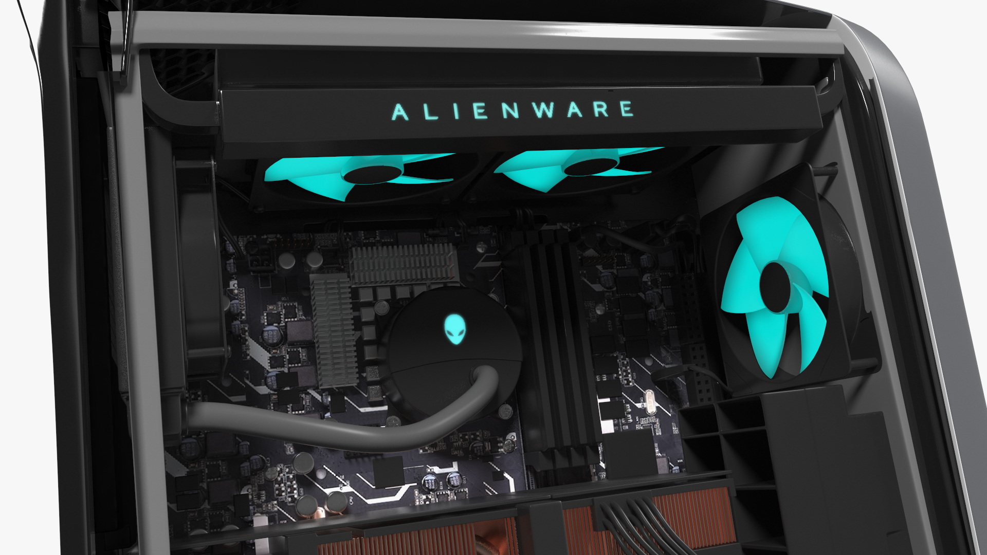 Gaming Desktop Alienware Aurora Black 3D