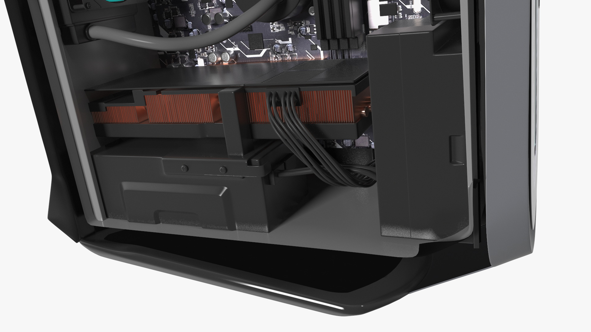 Gaming Desktop Alienware Aurora Black 3D