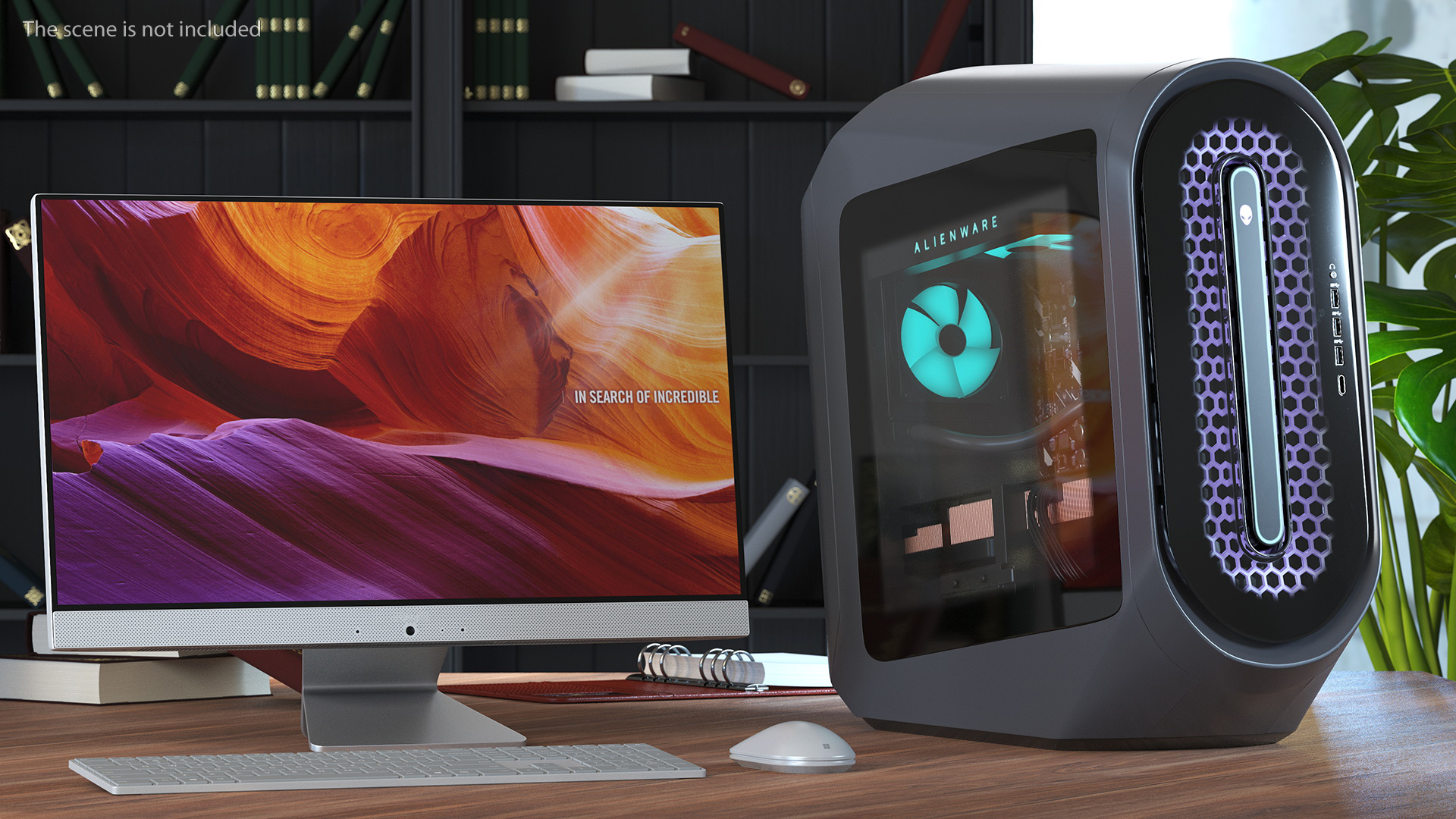 Gaming Desktop Alienware Aurora Black 3D