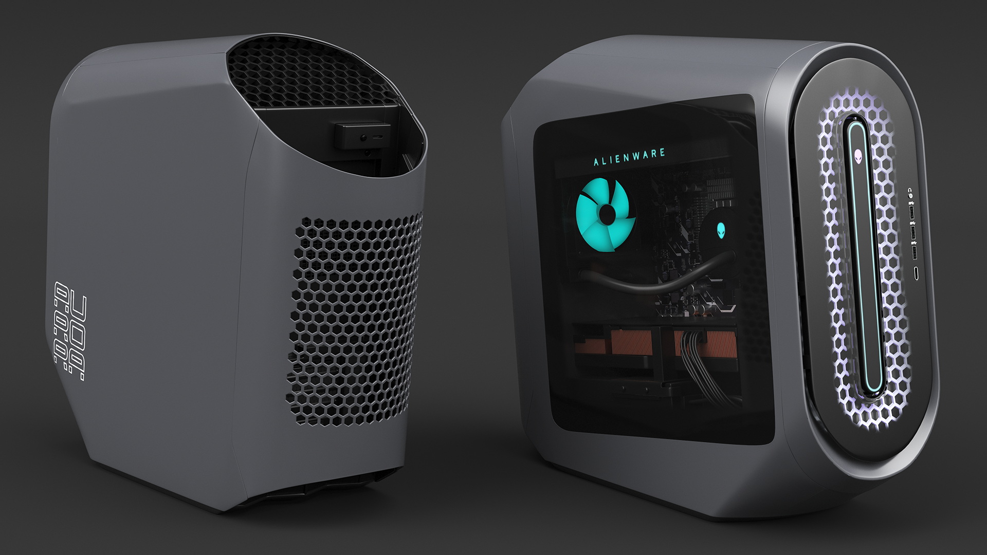 Gaming Desktop Alienware Aurora Black 3D