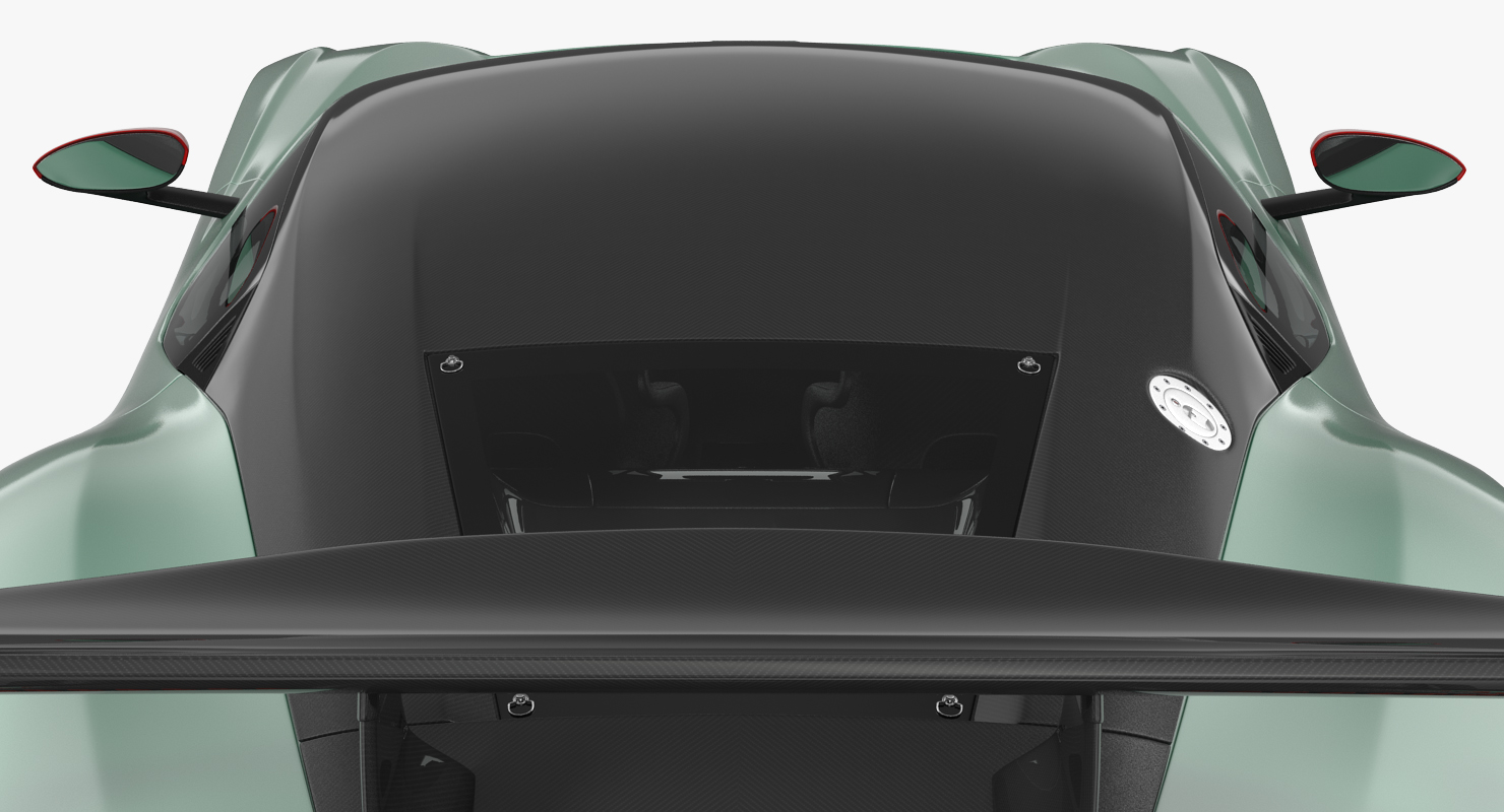 3D model Aston Martin Vulcan 2016 Simple Interior