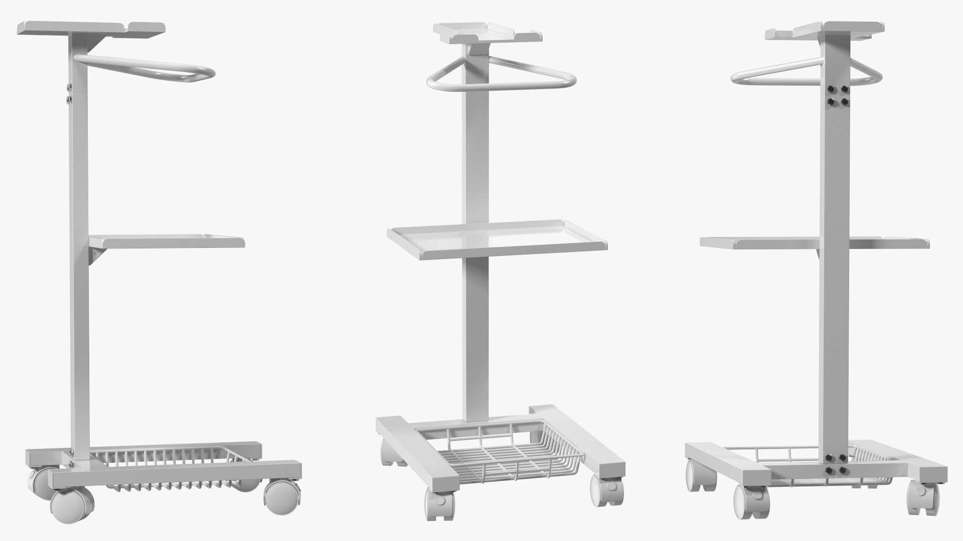 Medical Cart on Wheels 3D