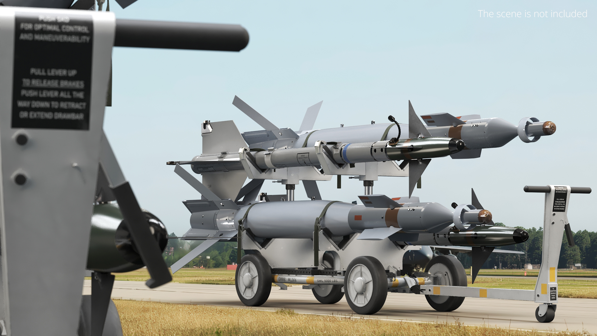 Aircraft Missile Transport Cart Frame - view 3
