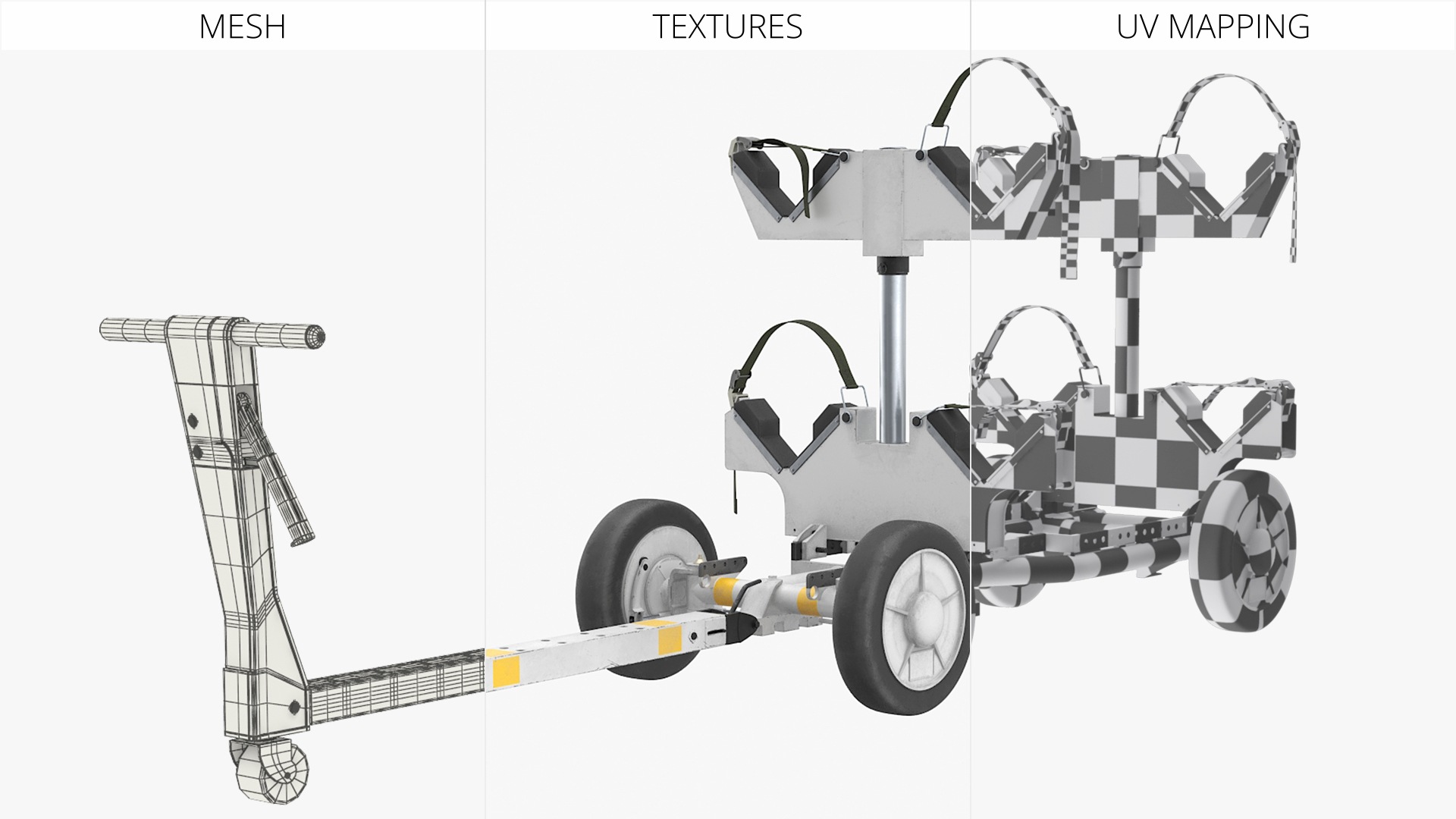 Aircraft Missile Transport Cart Frame - view 8