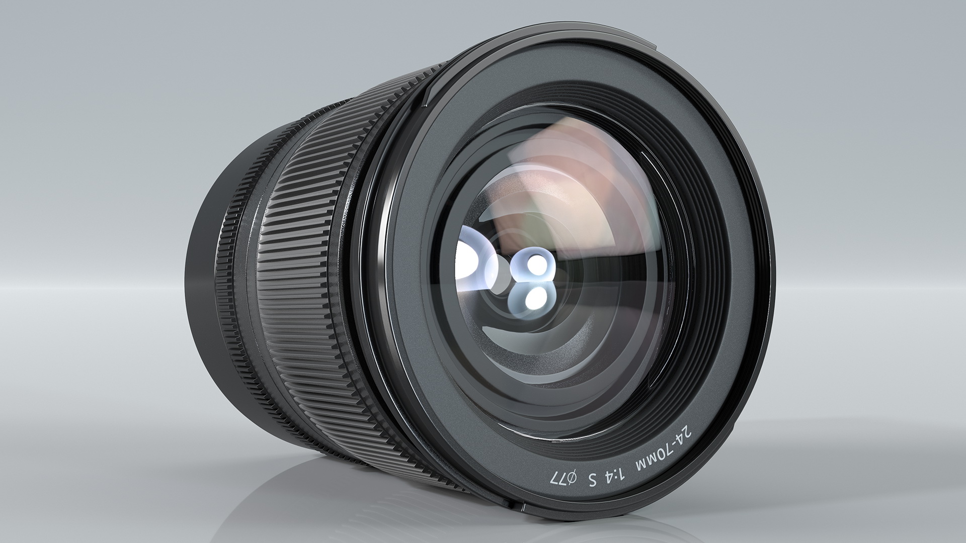 3D model Camera Lens 24 70mm f4 Generic