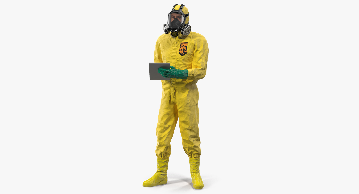 3D Hazardous Materials Worker