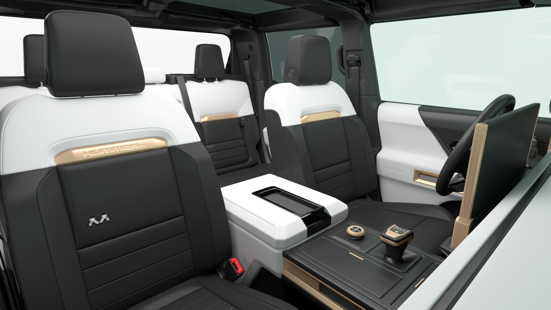 3D model GMC Hummer EV PICKUP Lights On
