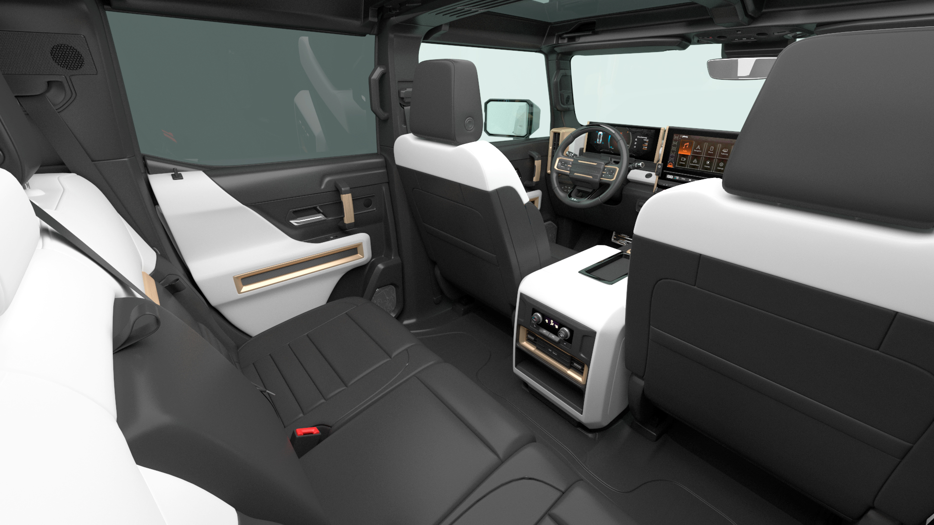 3D model GMC Hummer EV PICKUP Lights On