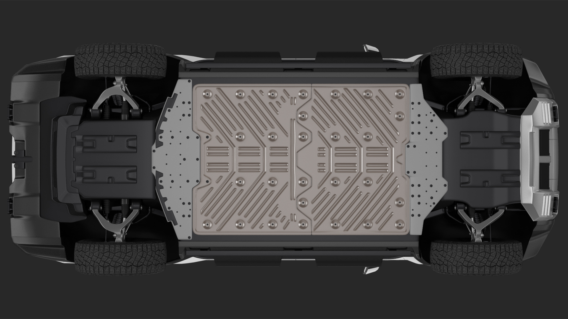3D model GMC Hummer EV PICKUP Lights On