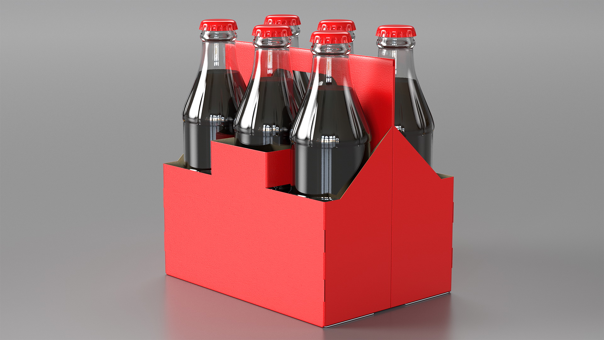 Soda Bottle Package 3D model