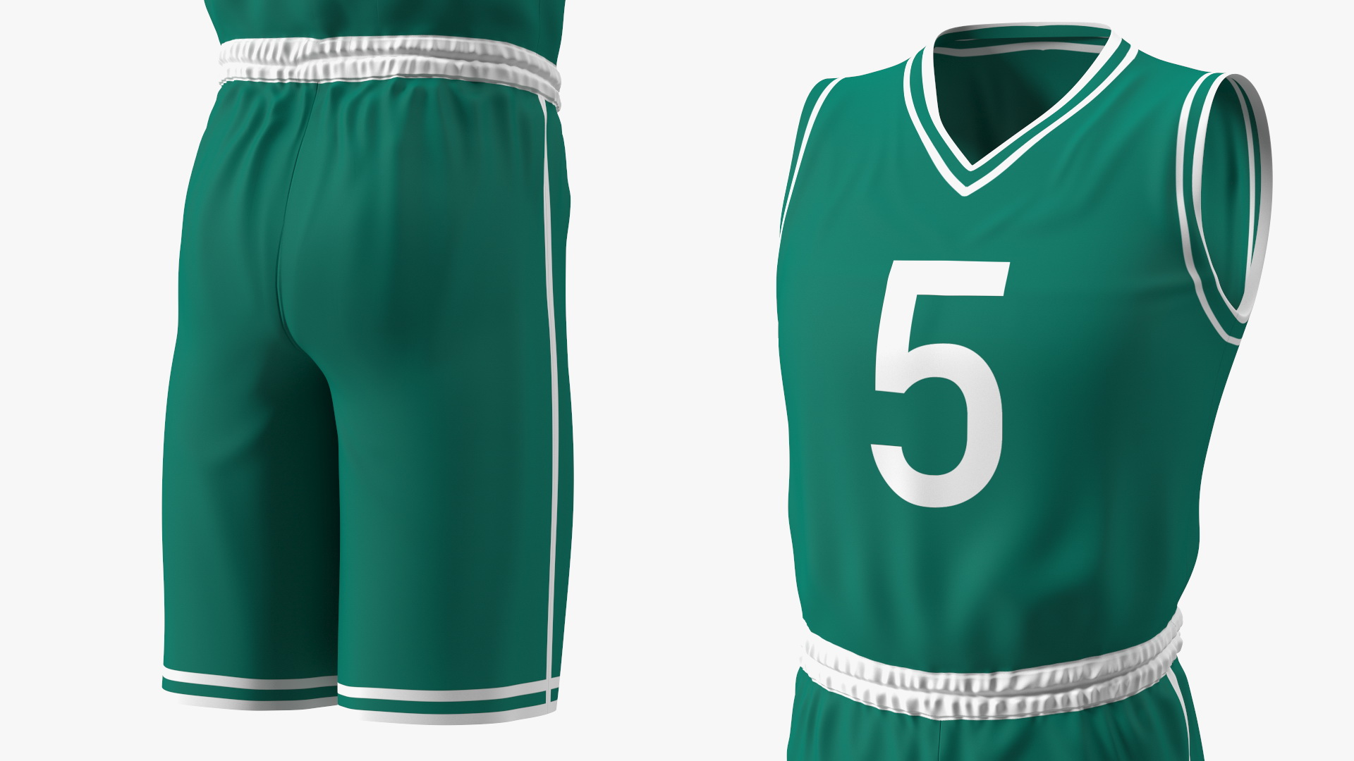 3D Basketball Uniform model