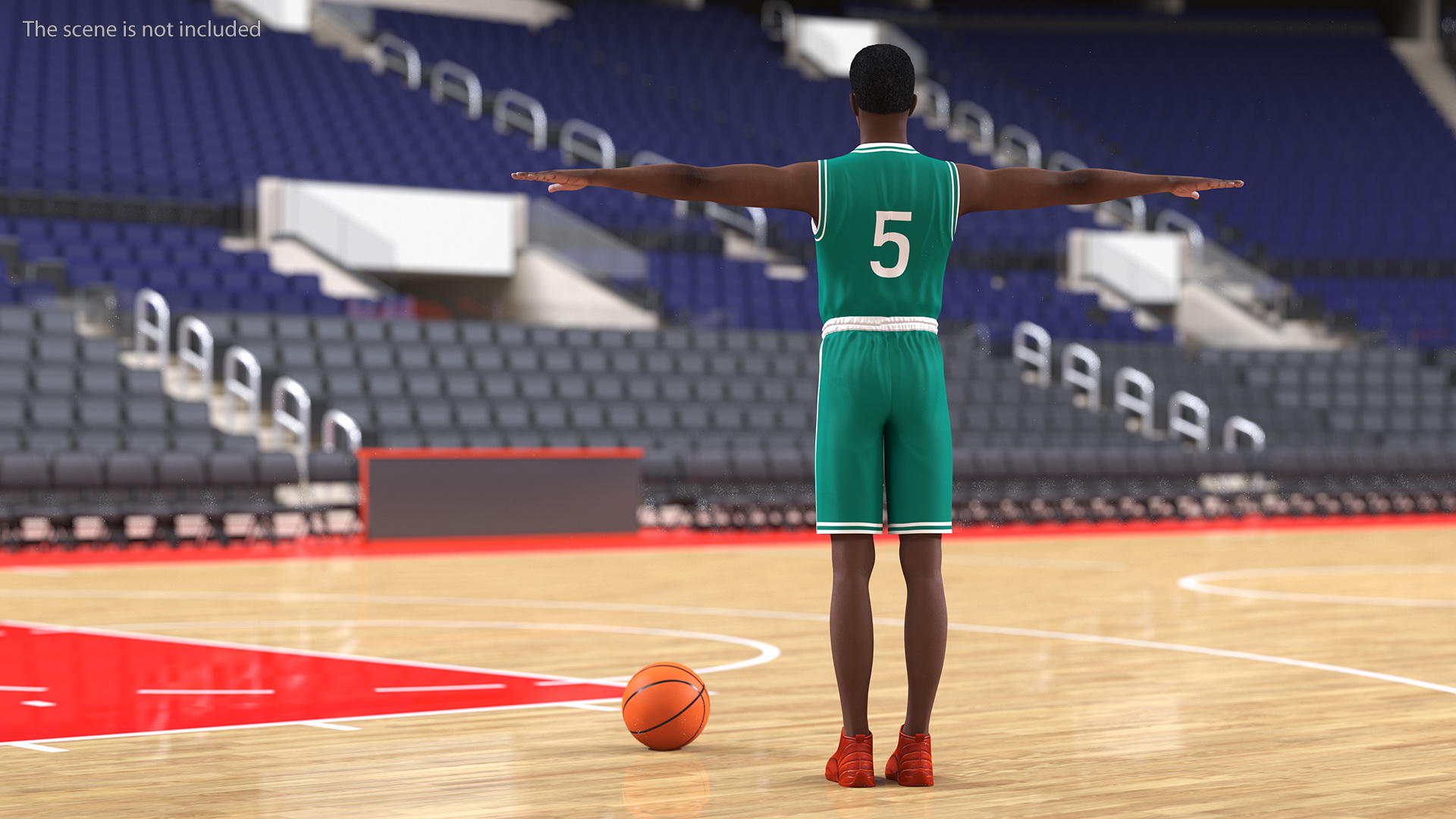 3D Basketball Uniform model