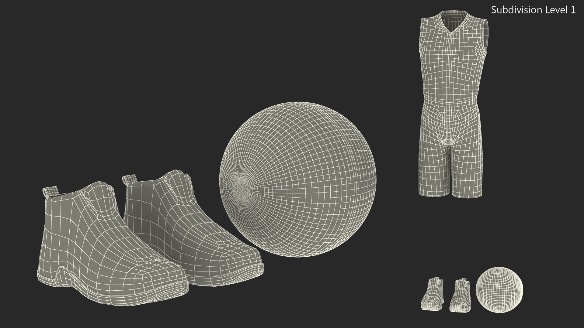 3D Basketball Uniform model