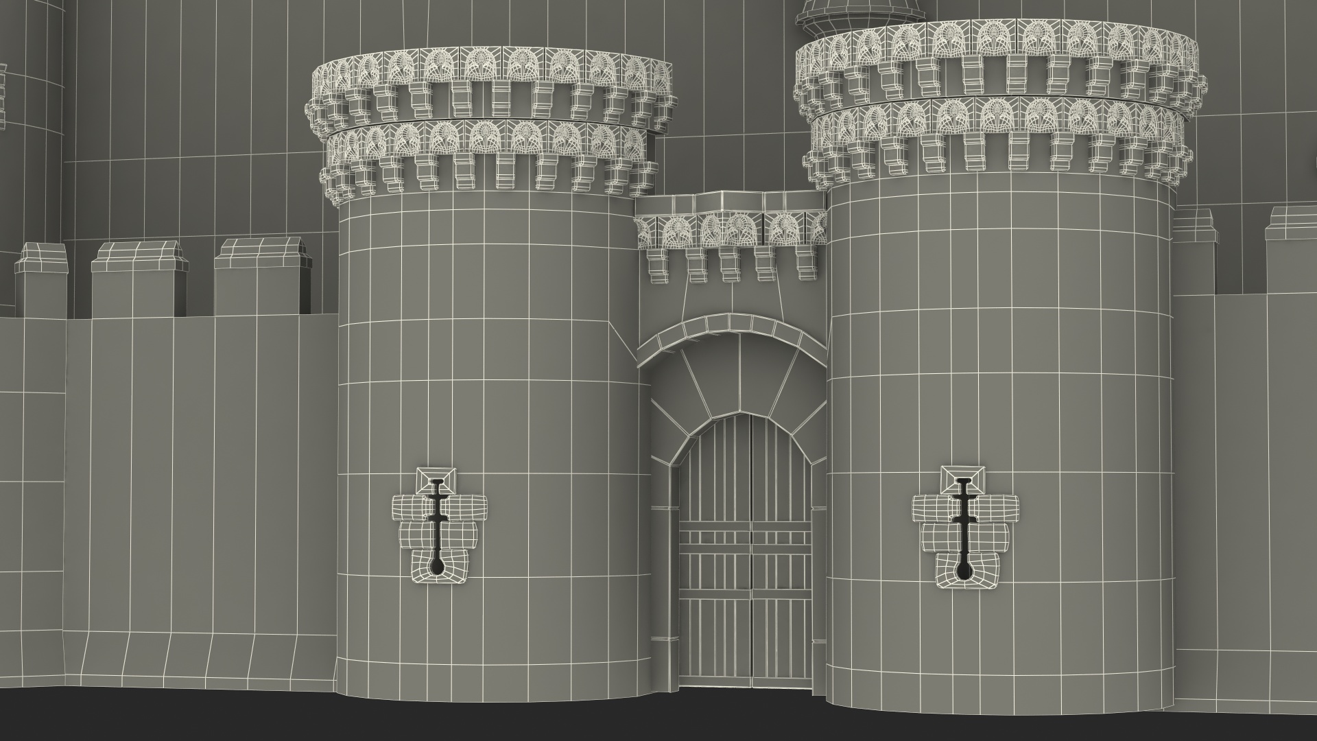 3D model Medieval Castle